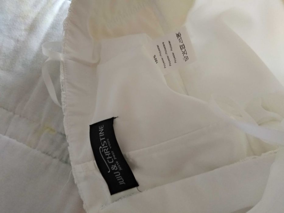 Vestido branco de ceromonia - tamanho do S ao L