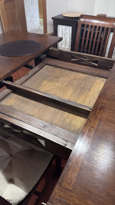 Mesa jantar quadrada