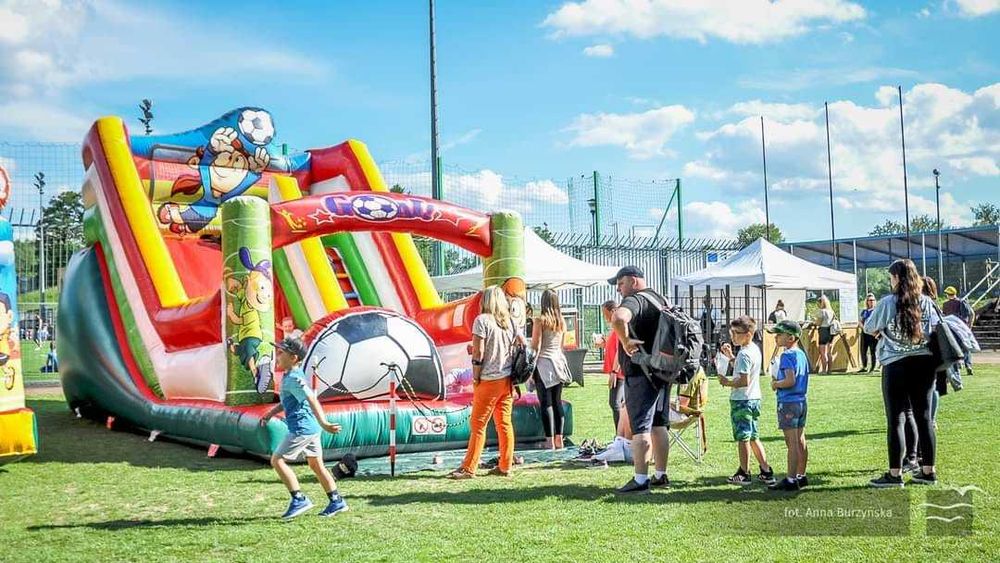 Dmuchańce - zjeżdżalnia