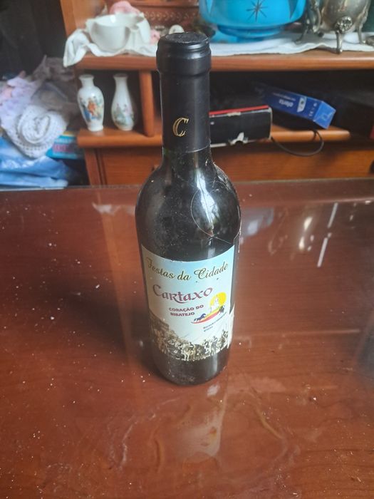 Garrafa homenagem ao cartaxo