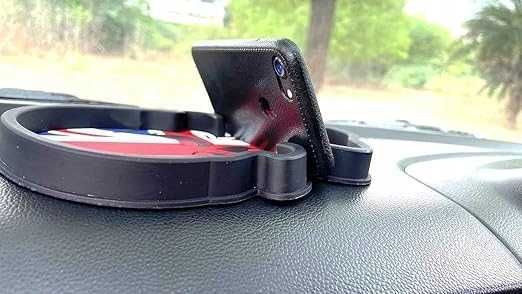 Podkładka Antypoślizgowa pod telefon, samochodowa 20x16 Czaszka