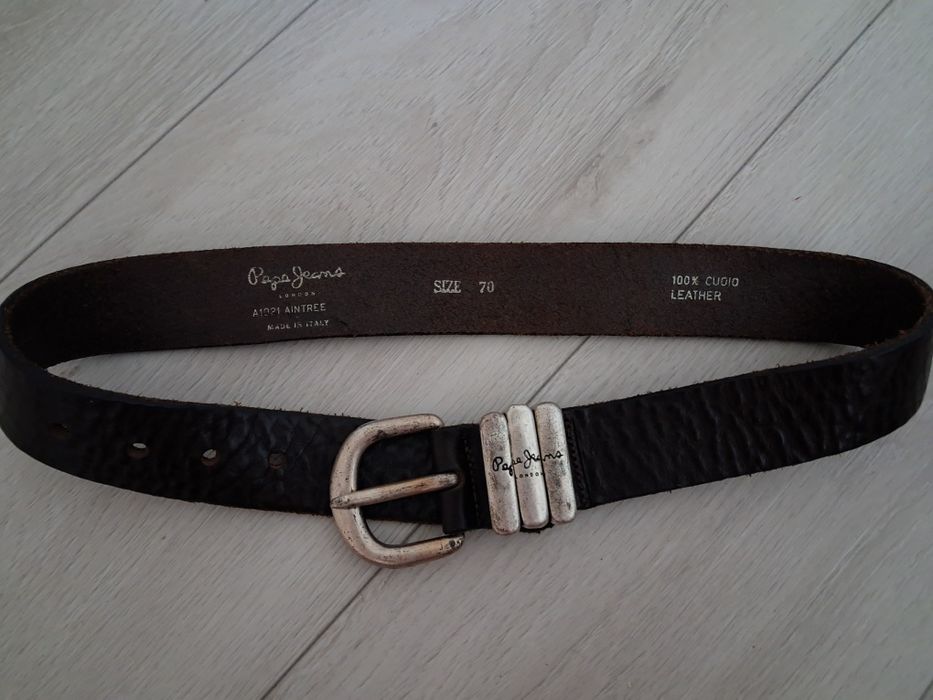 Шкіряний вінтажний пасок pepe jeans ,ремень