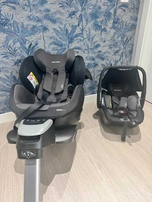 3 Cadeiras Auto RECARO Zero1 com IsoFix (COMO NOVAS) 0-6 Anos