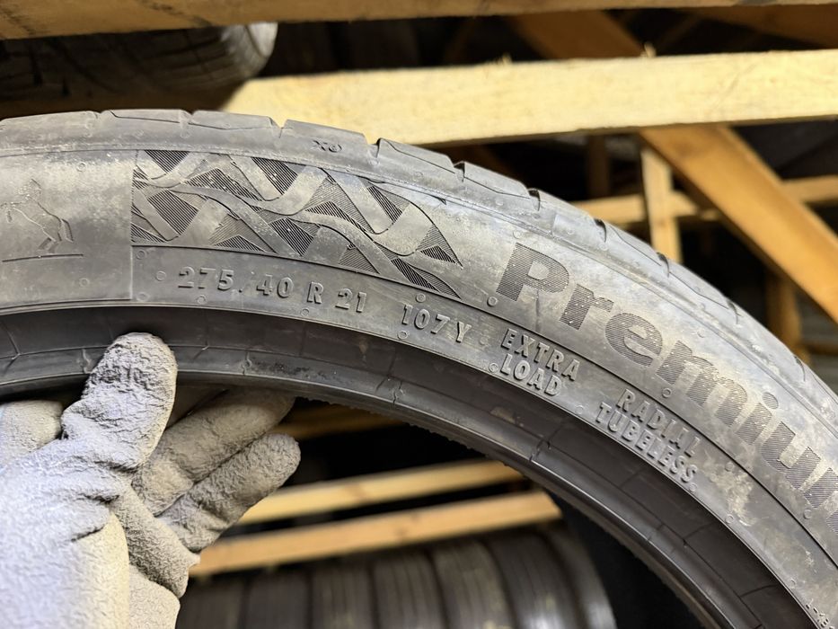 Шини літо 275/40R21 Continental Premium Contact7 2шт 23рік 6,5+мм