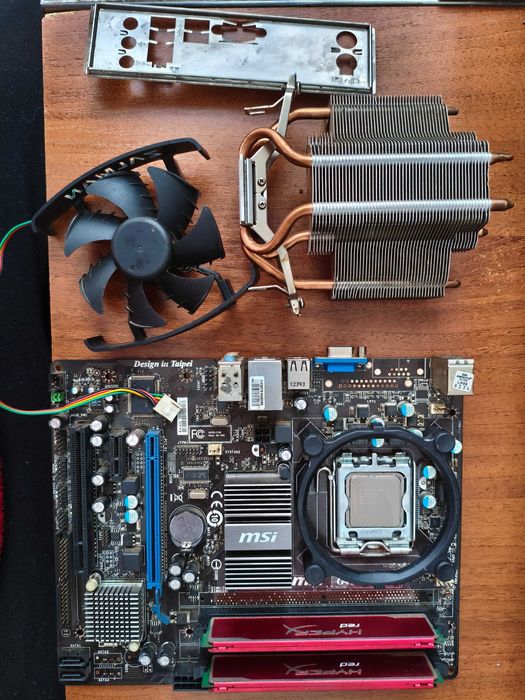 Комплект Intel Xeon E5440 4x2.83GHz/MSI G41M-SP20/2x2Gb DDR3/CNPS5X