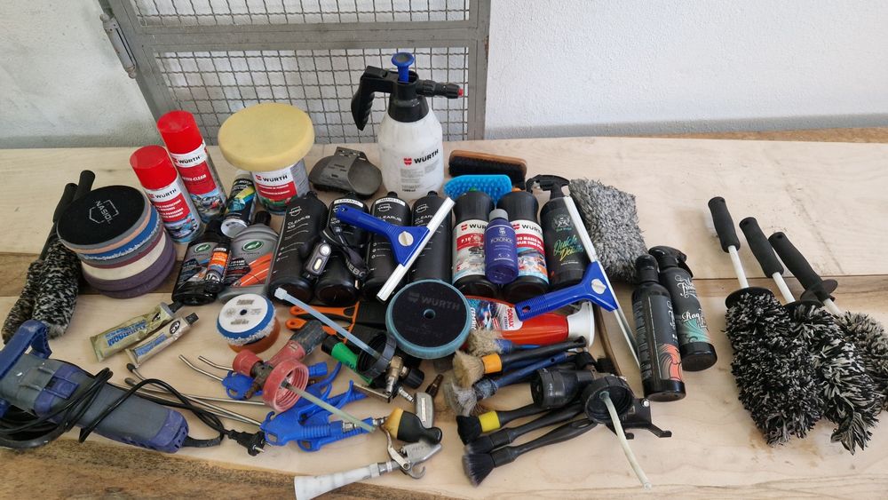 Lote produtos de detalhe automóvel