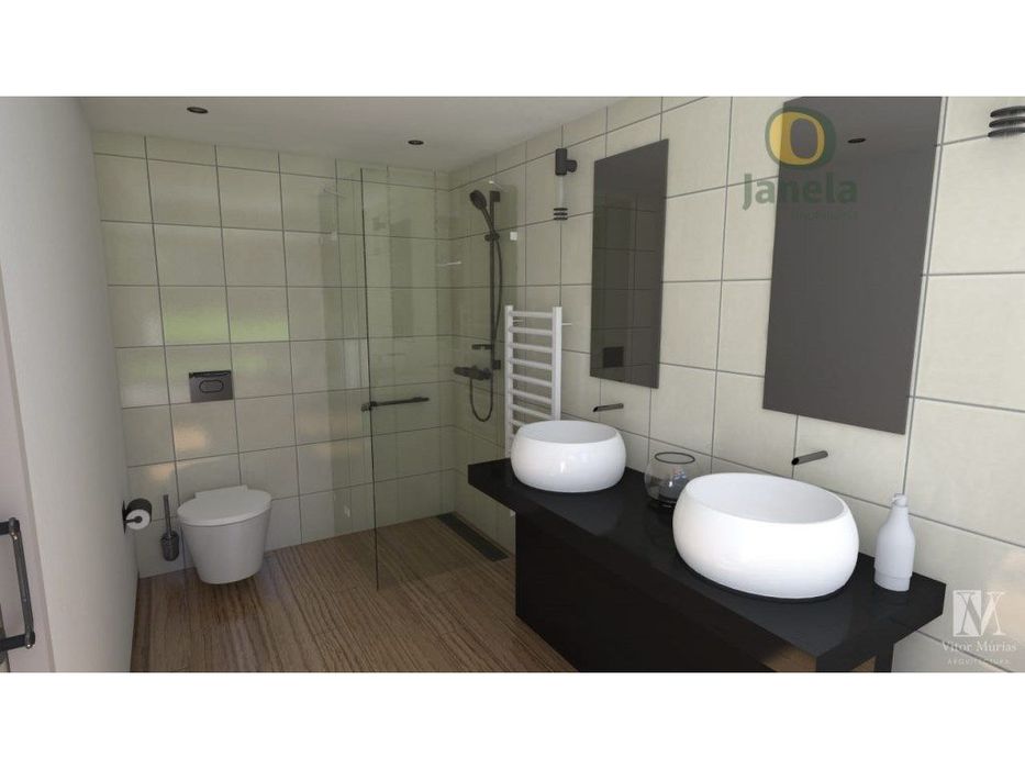 Excelente T2, NOVO, com piscina, jardim, arrecadação e garagem