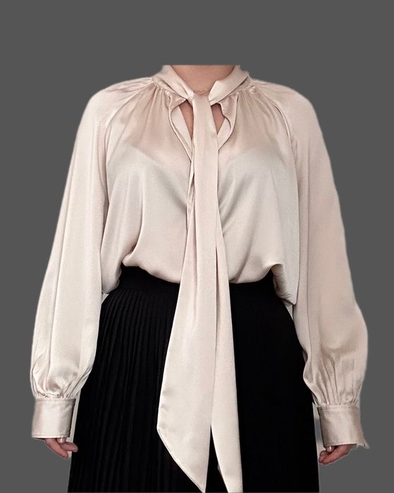 Блуза сатинова Massimo Dutti