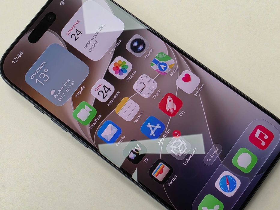 iPhone 17 PRO 256GB Dual SIM (eSIM + eSIM)/ Deep Blue/ BAT 97%/ Grade A/ + ładowarka/ 100% CYFROWY/ gw do stycznia 2027