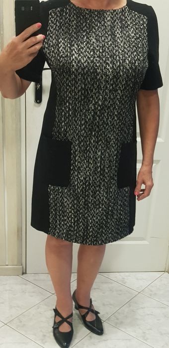 Sukienka codzienna, rozmiar 44/46, 16, XXL