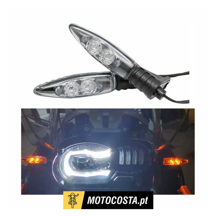 Par de Piscas LED para BMW F650GS F700GS F800GS R1200GS