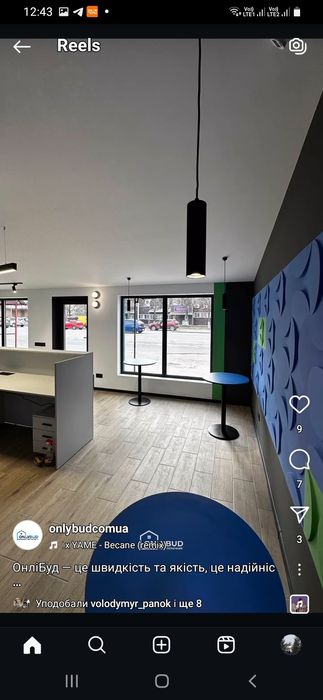 Малярні роботи фарбування шпаклівка гіпсокартон