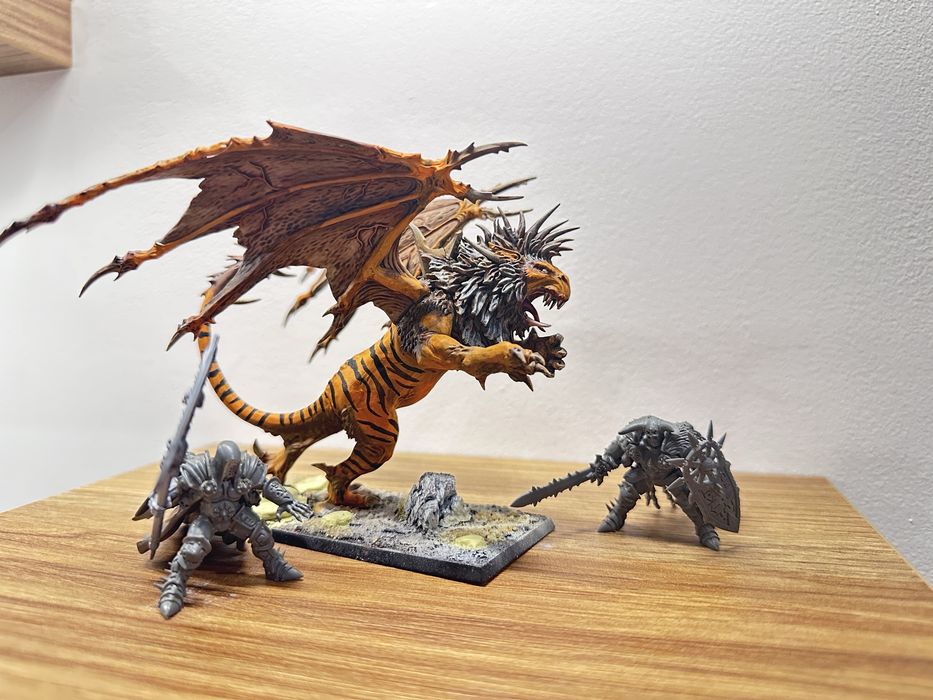 Warhammer - Chaos Lord on Manticore