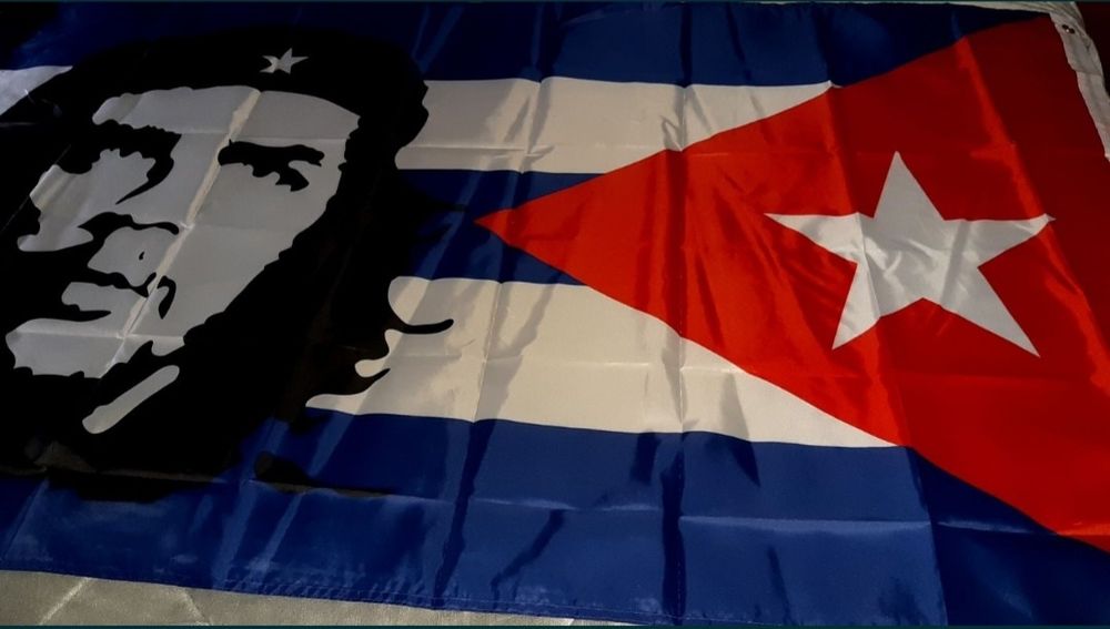 Bandeira Cubana Che Gueva Nova Na Embalagem