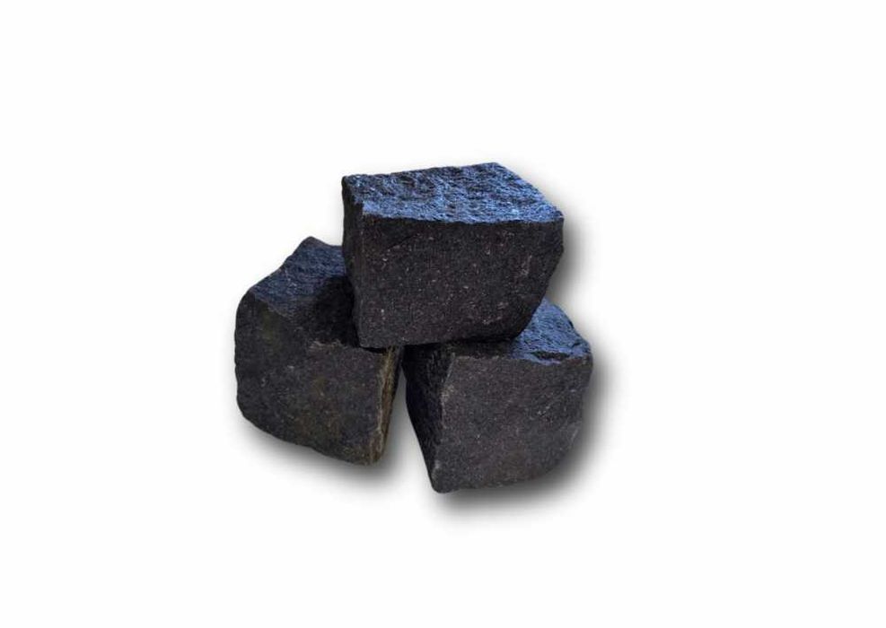 kostka czarna, grafitowa "Szwed"  8/11 cm