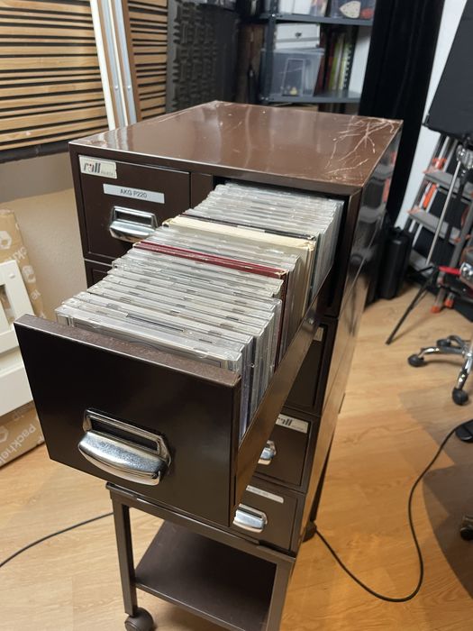 Arquivo escritório vintage - 8 gavetas