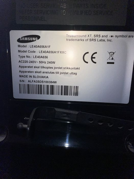 TV Samsung 40 polegadas