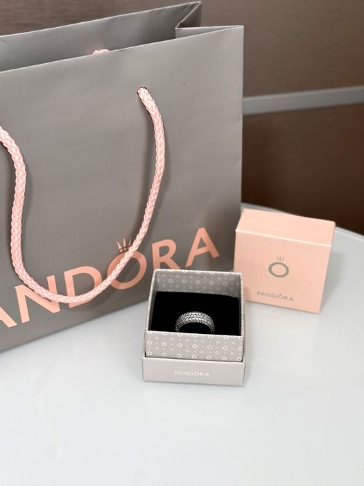 Кільце Pandora "Три ряди паве", оригінал