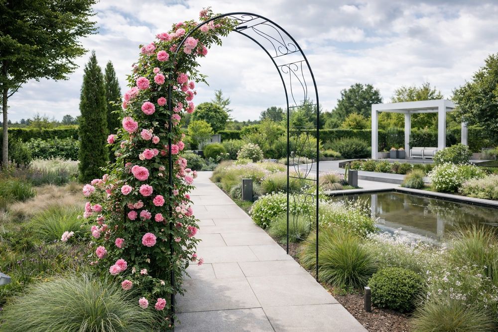 Duża pergola ogrodowa