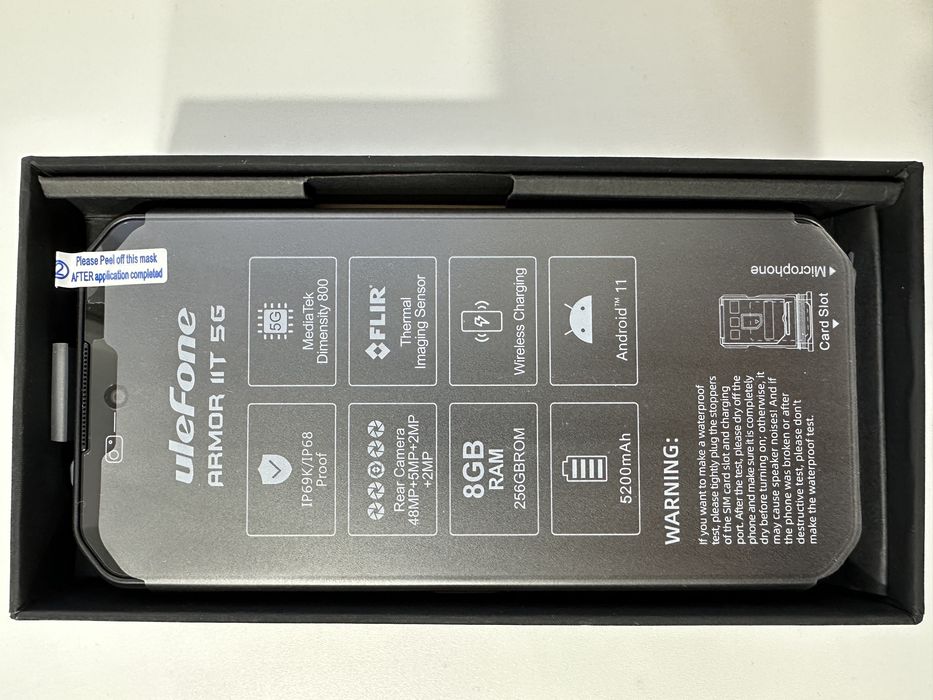 Armor 11t 5G 8/256gb black Тепловизор IP69K 6.1"