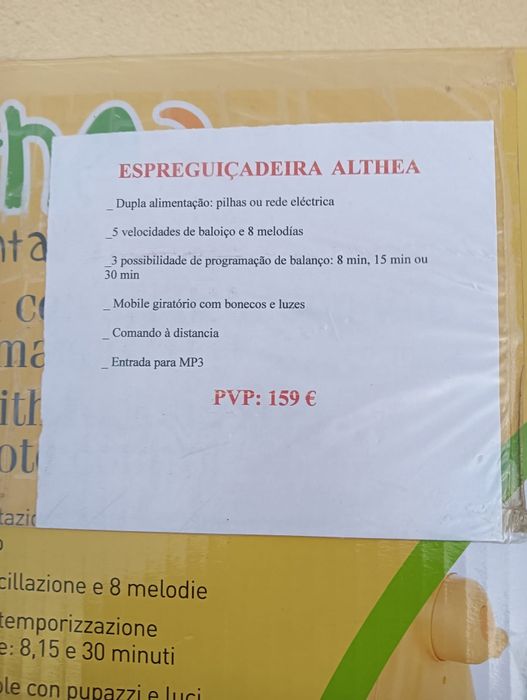 Esperguicadeira bebé