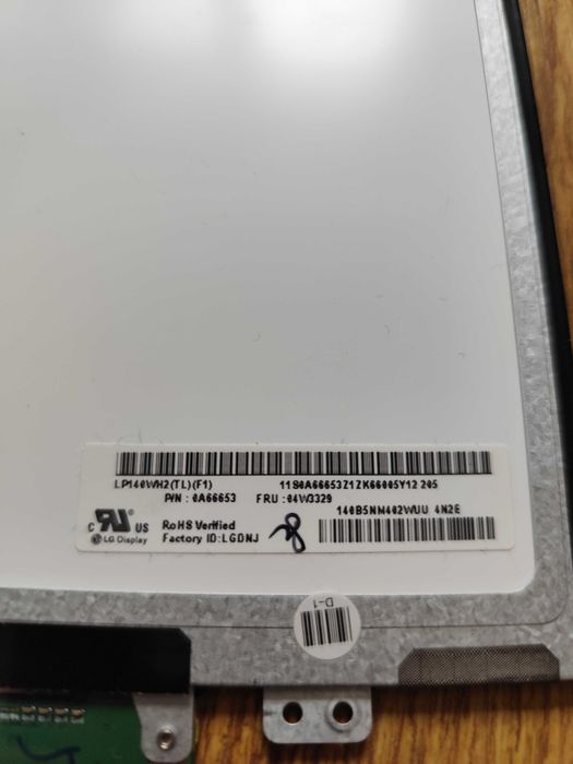 Matryca LED TN matowa 14 " 1366 x 768 LG LP140WH2(TL)(F1)