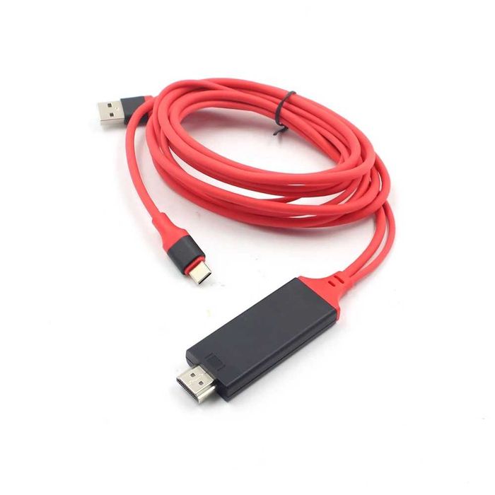 Кабель переходник 2м USB type C на HDMI для MacBook др конвертер USBC