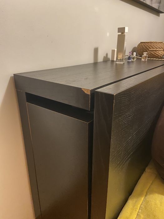 Cama Ikea Malm  c/ estrado + cabeceira