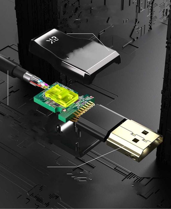 Kabel optyczny HDMI 2.1 10 m ultra wysoka jakość