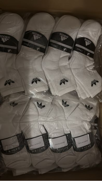 Meias  peks de 12 pares branco e preto 35 ao 44