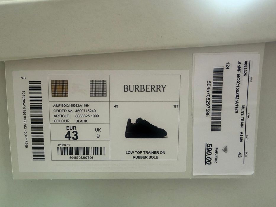 Sapatos Burberry