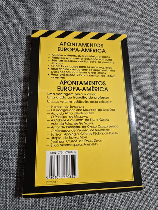 Livro de Bolso Apontamentos Frei Luis de Sousa Almeida Garrett

Antigo