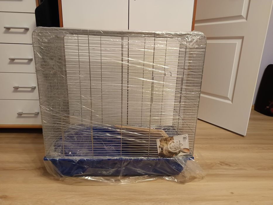 Duża klatka dla gryzoni 70x70x40cm Nowa, paragon