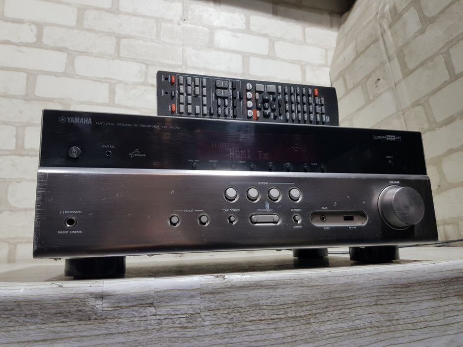 7.2 AV ресивер YAMAHA RX-V579, *7x115 Вт, Wi-Fi,Bluetooth,AirPlay,ARC