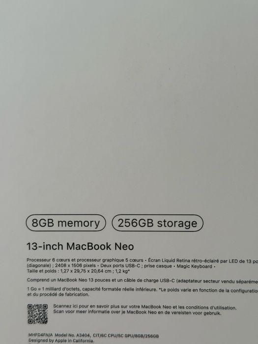 Macbook Neo 13”