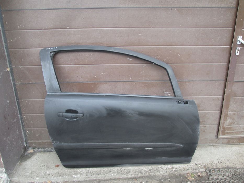 opel corsa d 3d drzwi prawe czarne