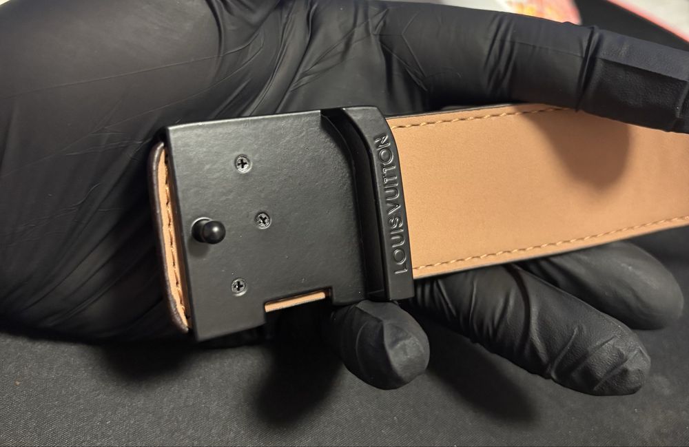 Modny męski pasek louis vuitton paris