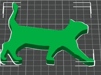 Stylized Cat in Modern Design