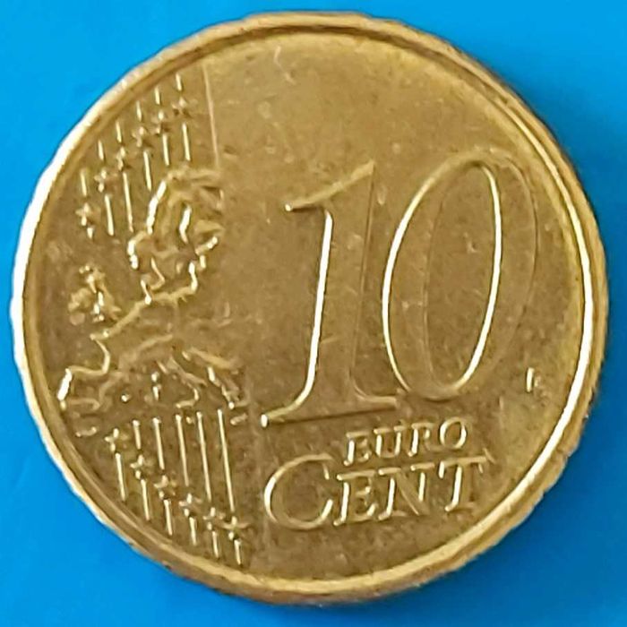 10 Cêntimos de 2008 da Irlanda