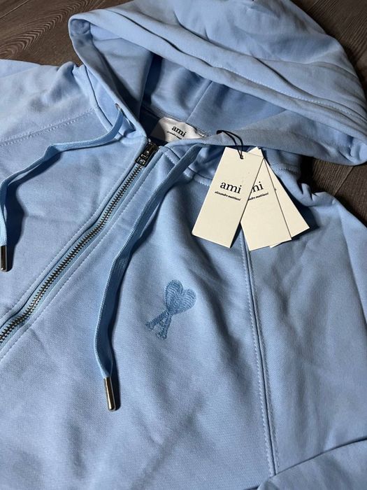 Зіпка амі | зіп худі AMI | кофта амі | чоловічі та жіночі кофти Амі