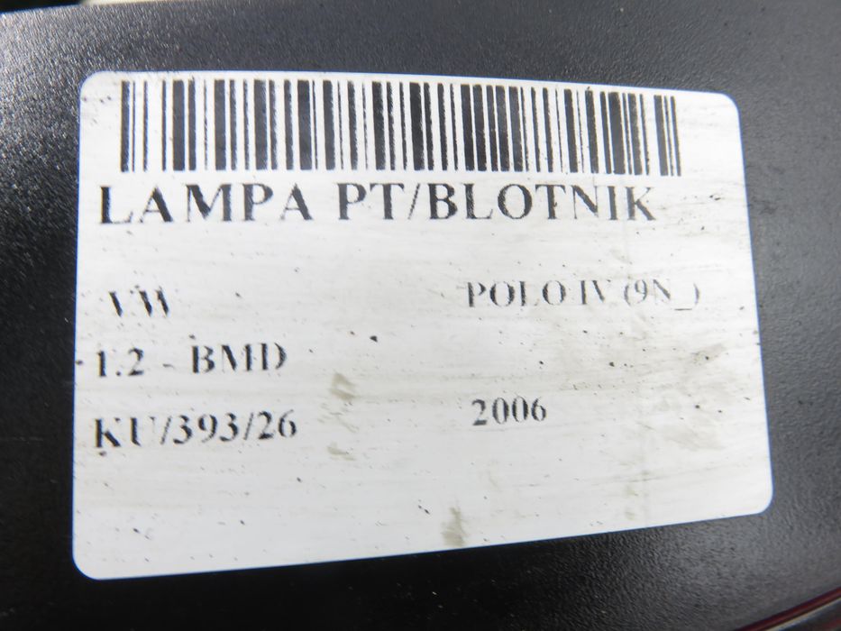 Lampa Prawa Tylna Vw Polo IV (9n_)