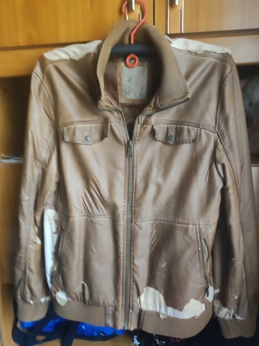 Kurtka skórzana na wiosnę Bershka xl 42