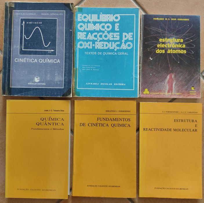 Livros Física, Química, Bioquímica, Biologia e Matemática