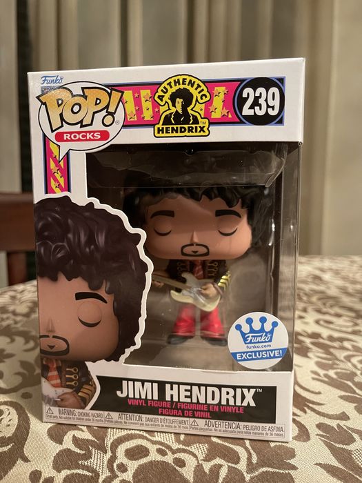 Funko Pop! Rocks Exclusivos e Special Edition-Jimi Hendrix