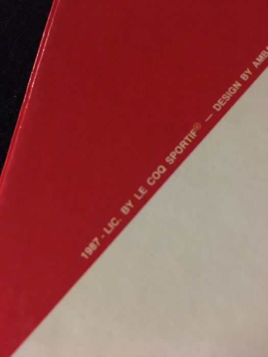 80’s Capa argolas Lecoqsportif anos 80 caderno arquivador