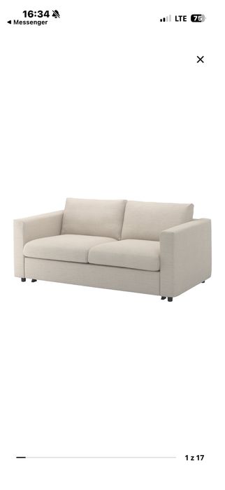 Kanapa IKEA VIMLE (zdejmowane pokrowce, rozkładana)