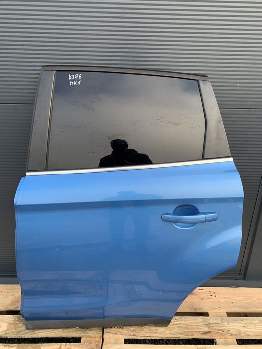 Ford Kuga MK1 drzwi lewe tylne lewy tył niebieskie