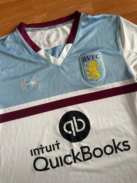 Aston Villa 2016/2017 Home Football shirt soccer jersey Under Armour