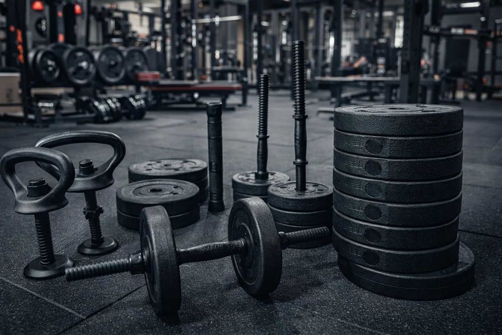 Ciężarki ciężary hantelki hantle bitumiczne do ćwiczeń NOWE zestaw