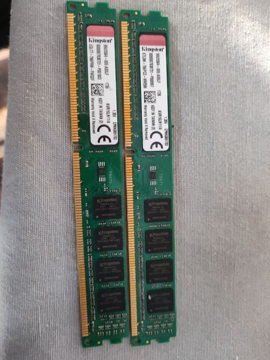 Kości pamięci RAM 2x4GB DDR3L Kingstone